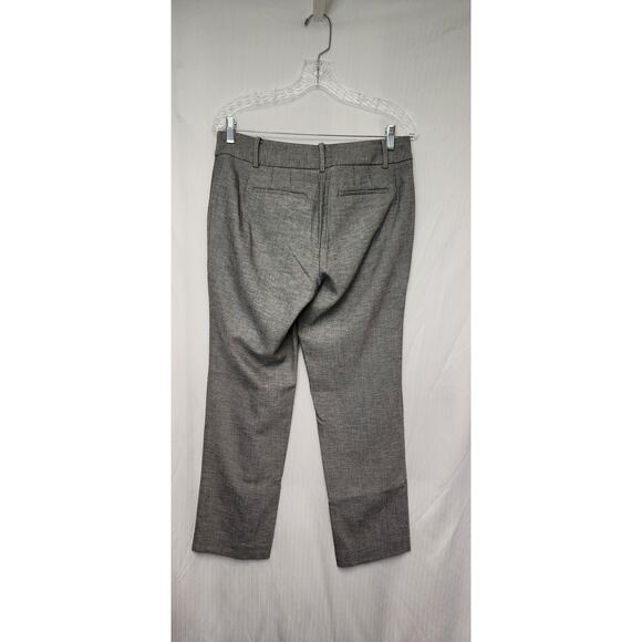 Talbots Newport Curvy Straight Leg Herringbone Gray Dress Pants Size 6P - Picture 3 of 8